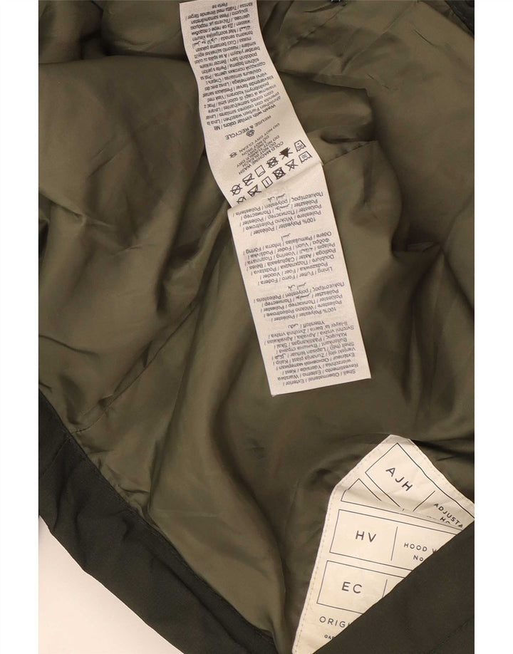 Jack & Jones Regnjakke med hætte til mænd UK 40 Stor grøn polyester