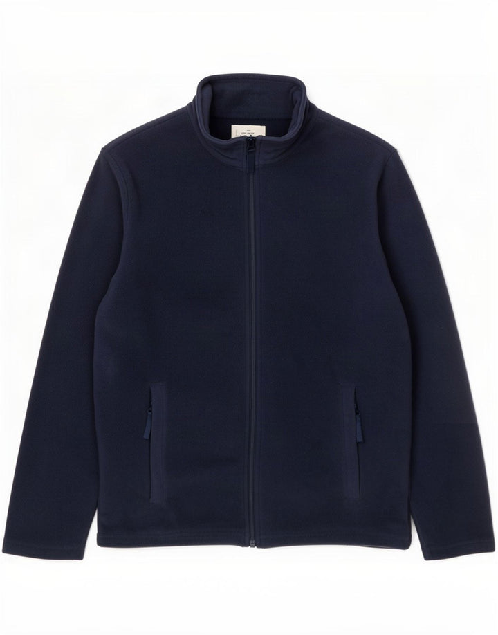 Mountain Warehouse Herre Fleecejakke UK 36 Small Navy Blue Polyester