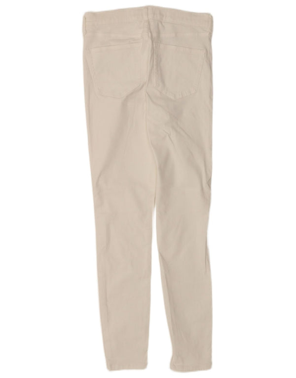 Topshop Dame Jamie Skinny Jeans W30 L30 Hvid Bomuld