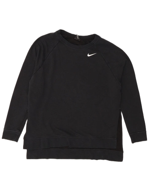 Nike Dame Dri Fit Oversized Sweatshirt Jumper UK 14 Medium Sort