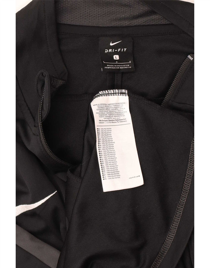 Nike Træningsdragt til mænd, topjakke, stor sort polyester sport