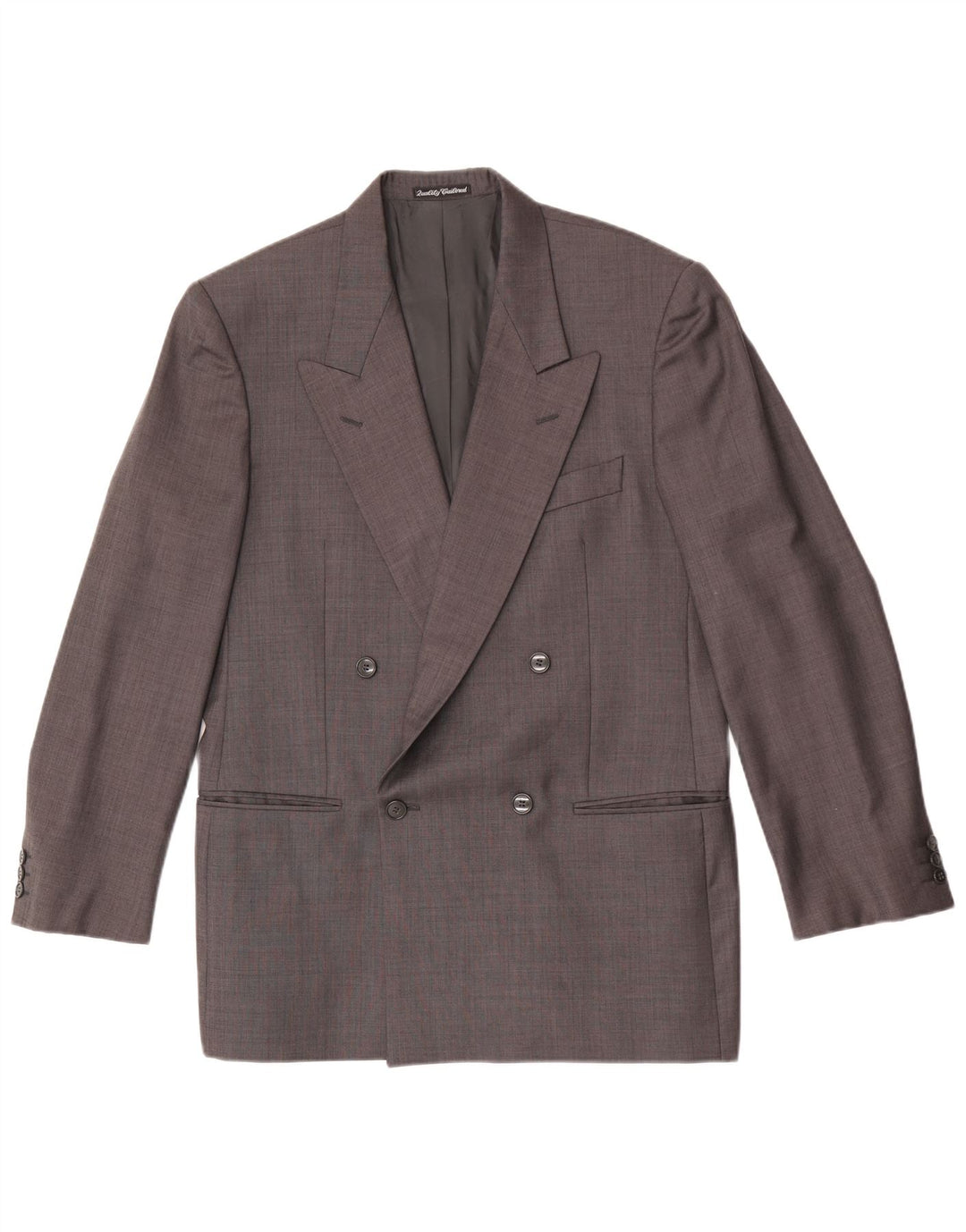 Oreste Boggio Casero Herre Double Breasted Blazer Jacket UK 38 Medium Grey