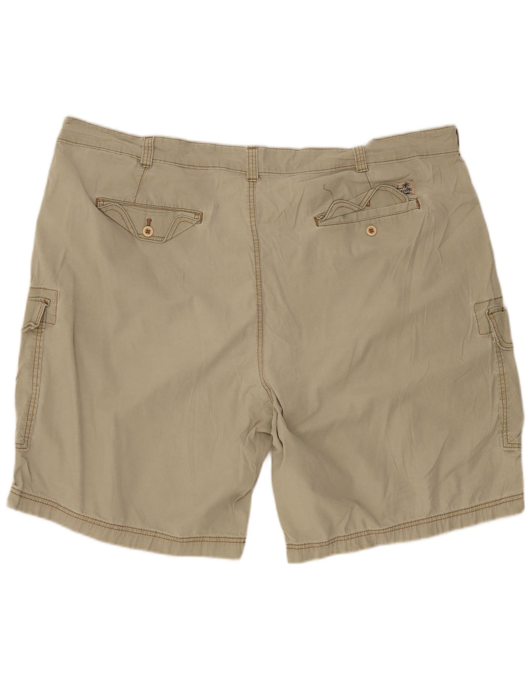 IZOD Herre Salt Water Cargo Shorts W48 4XL Grøn Bomuld