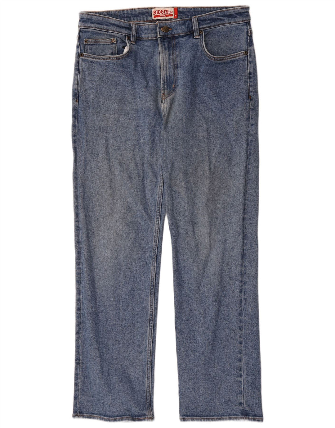 Lee Herre Riders Straight Jeans W36 L30 Blå Bomuld