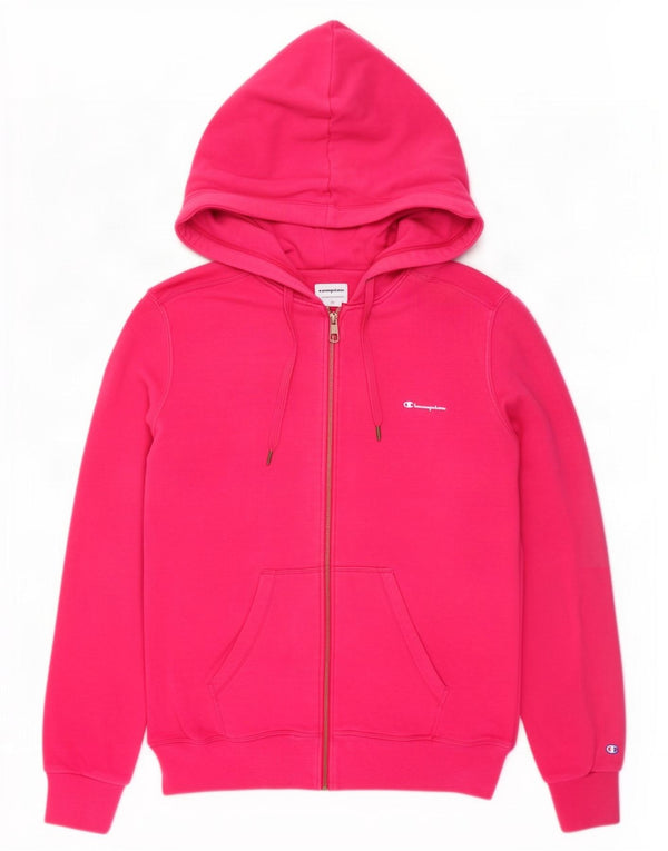 Champion Dame Hættetrøje Sweater UK 20 2XL Pink Bomuld