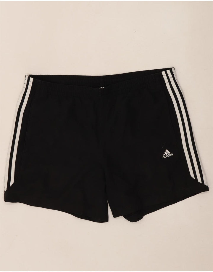 Adidas Sportsshorts til mænd, store sorte polyester