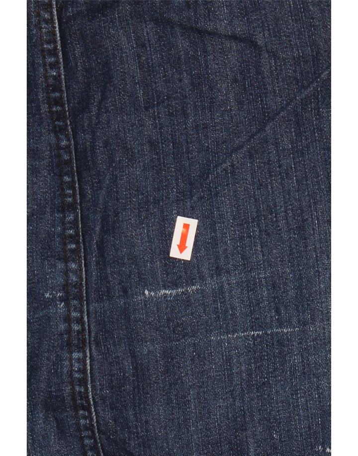 BODEN Dame Denim Nederdel UK 14 Large W32 Navy Blue Bomuld