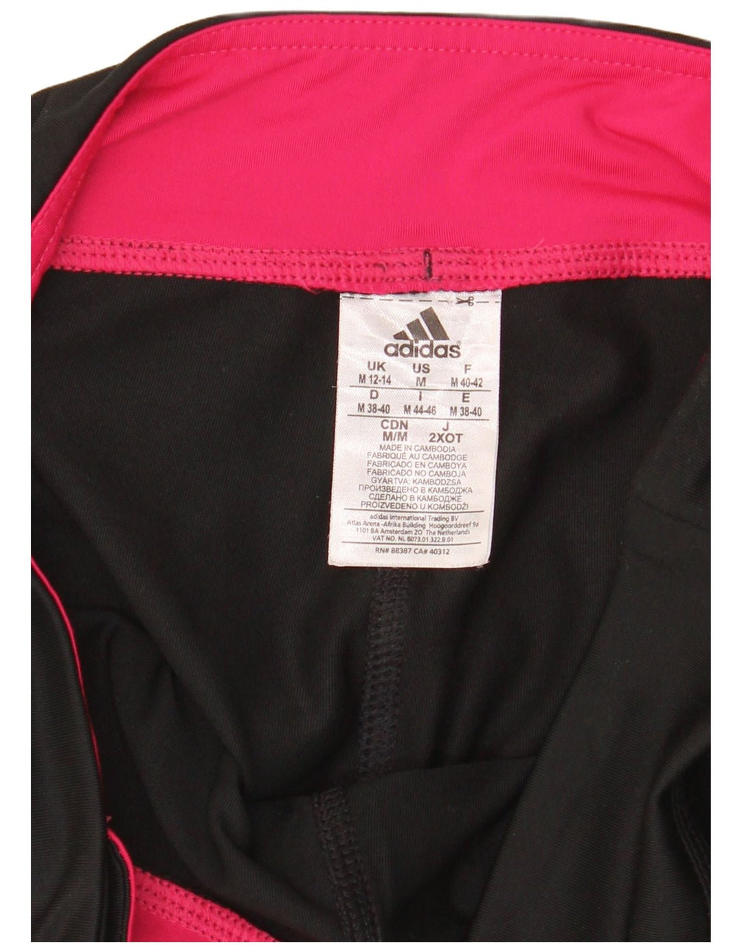 Adidas Womens Climalite Crop Leggings UK 12/14 Medium Black Polyester