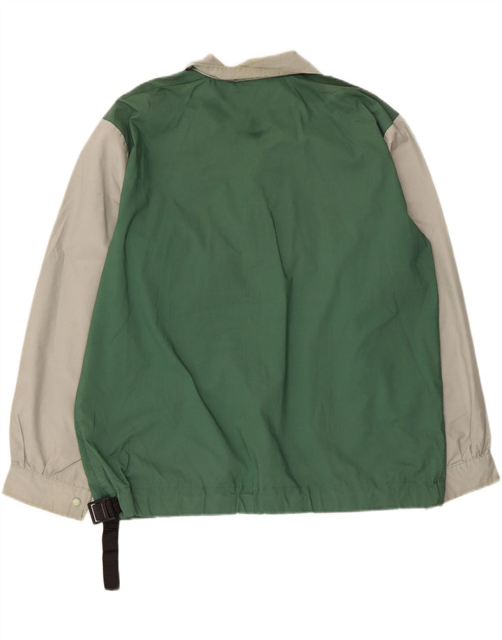 ROHAN Herre Pullover Windbreaker Jacket UK 36 Small Green Colourblock