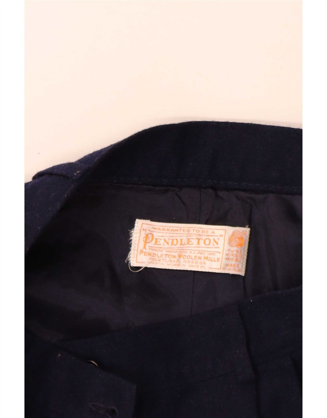 Pendleton Dame Pegged Chino Bukser W26 L32 Marineblå Virgin Wool