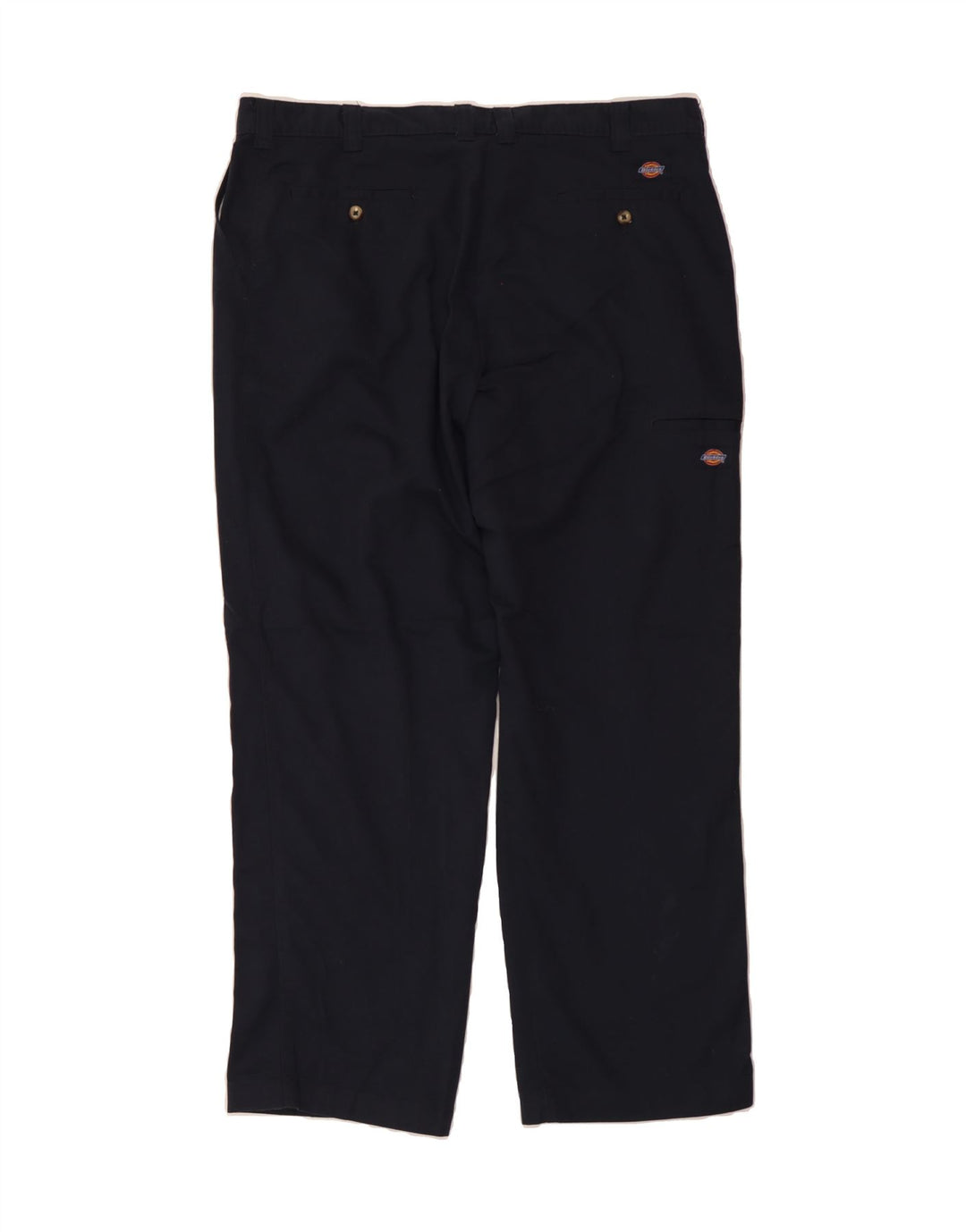 DICKIES Mens Straight Chino Trousers W40 L32 Navy Blue Polyester Vintage Dickies and Second-Hand Dickies from Messina Hembry 
