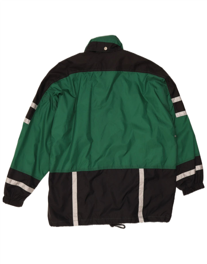 San Marco Træningsdragt med hætte til mænd, topjakke mellemgrøn farveblok