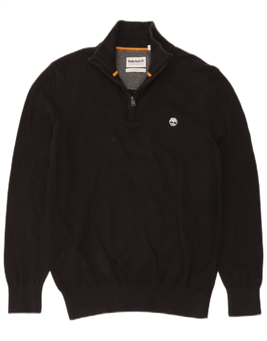 Timberland Herre lynlås-hals sweater lille sort bomuld