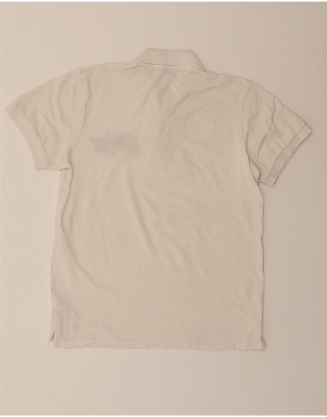 JACK & JONES Mens Polo Shirt Large White Cotton Vintage Jack & Jones and Second-Hand Jack & Jones from Messina Hembry 