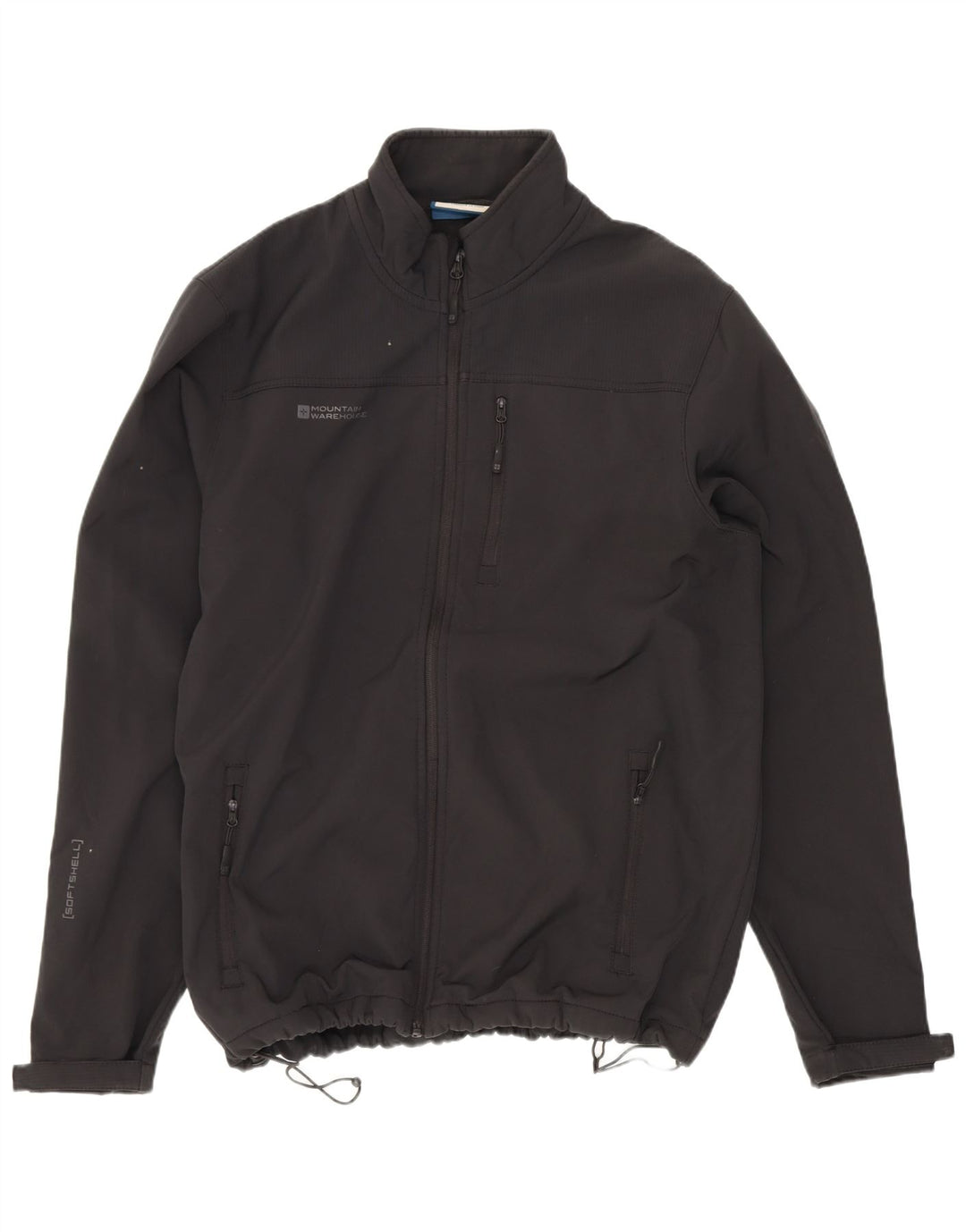 Mountain Warehouse Herre Windbreaker Jacket UK 40 Large Black Polyester