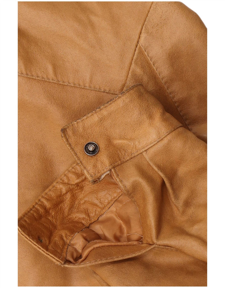 Vintage herre læderjakke UK 36 Small Brown