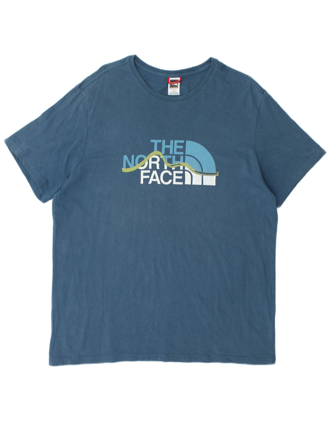 The North Face Herre Grafisk T-Shirt Top XL Blå