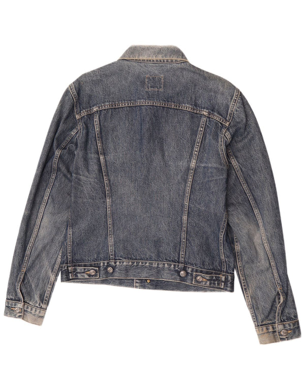 Gas Herre denimjakke UK 40 Large Blue Cotton