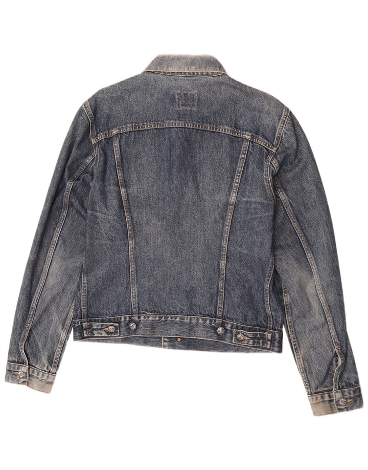 Gas Herre denimjakke UK 40 Large Blue Cotton