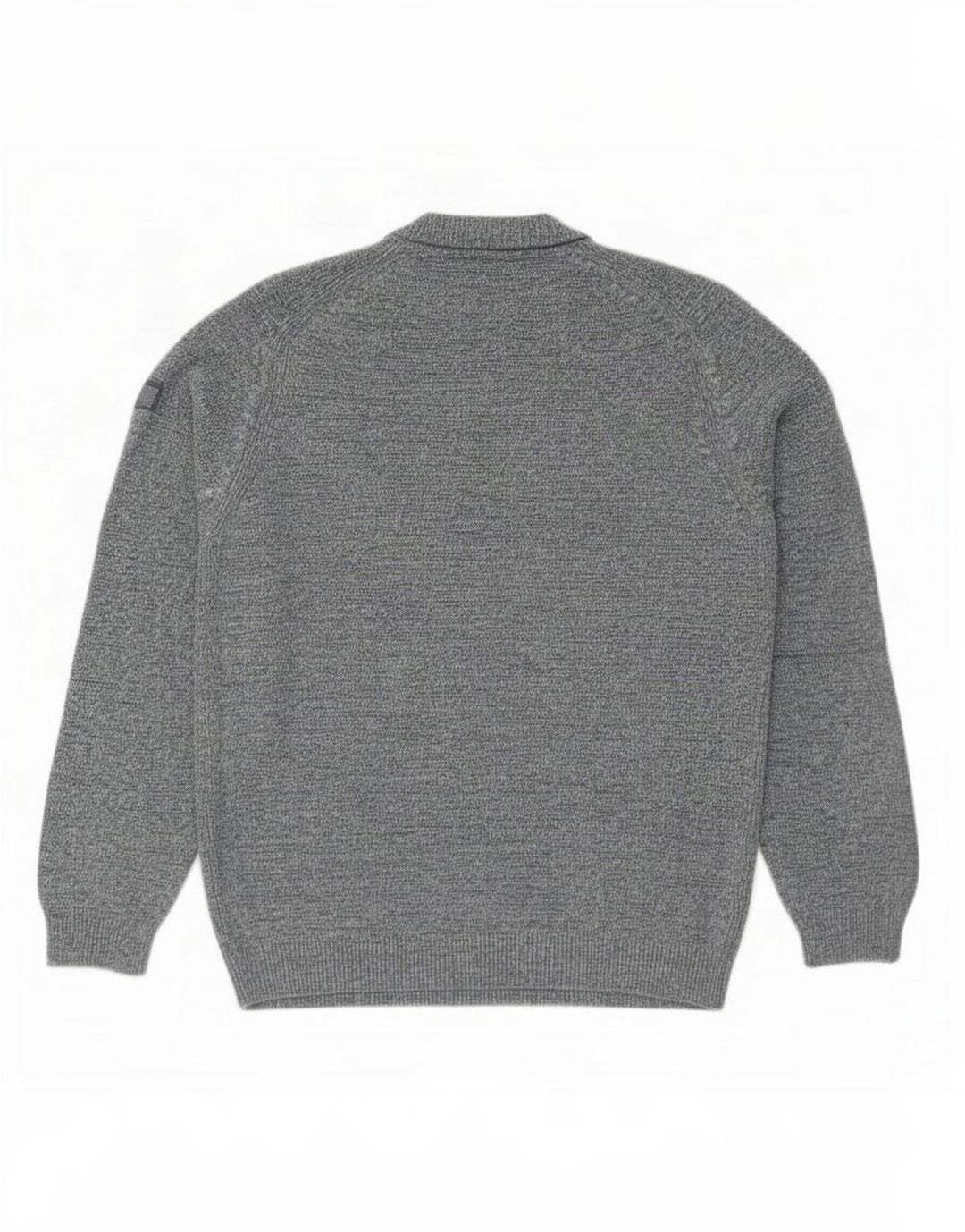 Camel Active Herre Crew Neck Jumper Sweater Large Blue Flecked Bomuld