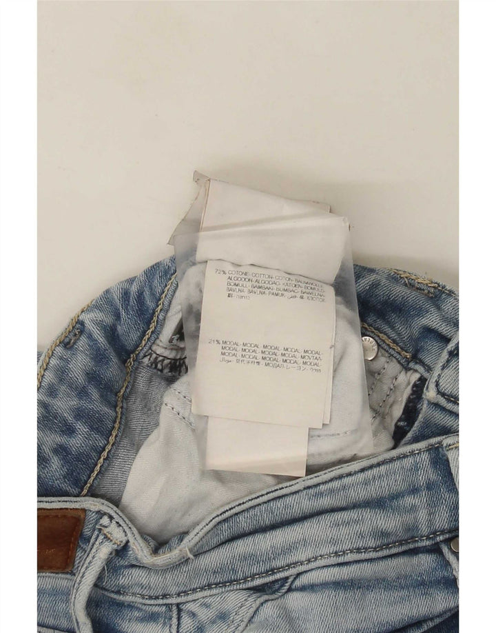 Replay Dame Slim Jeans W27 L30 Blå Bomuld