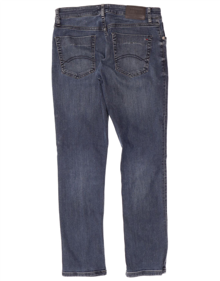 TOMMY HILFIGER Dame Scanton Slim Jeans W32 L32 Blå