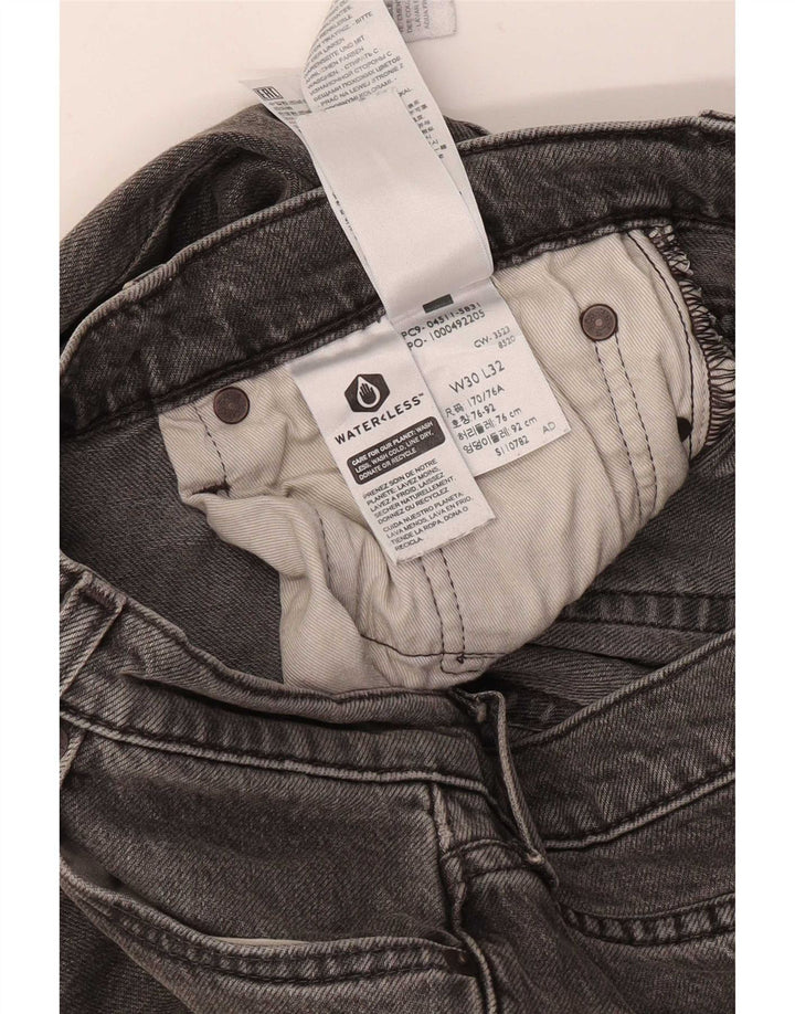 Levi's Herre 511 Slim Jeans W30 L32 Grå Bomuld