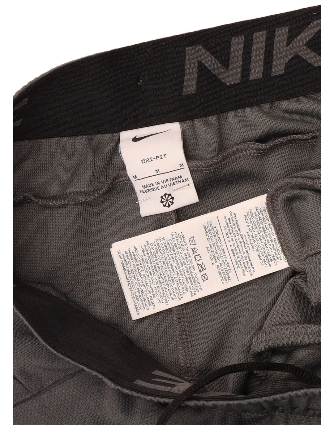Nike Herre Dri Fit Sportshorts Medium Grey Colourblock Polyester