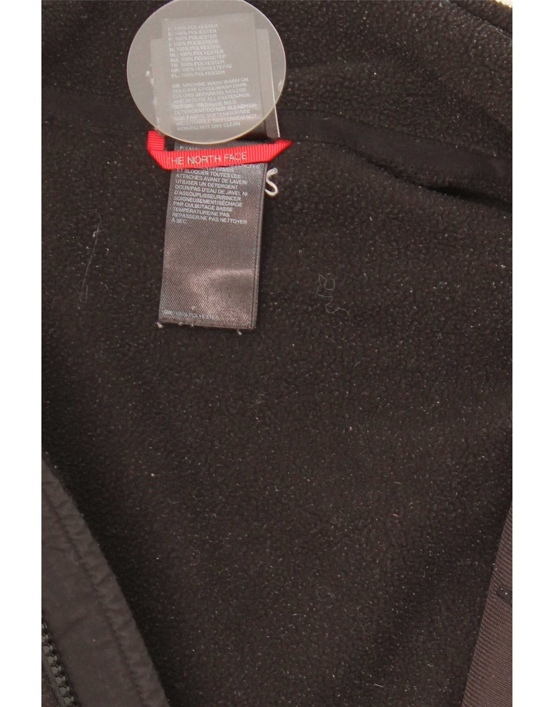 The North Face Herre Grafisk Liner Fleecejakke UK 40 Stor Sort Polyester