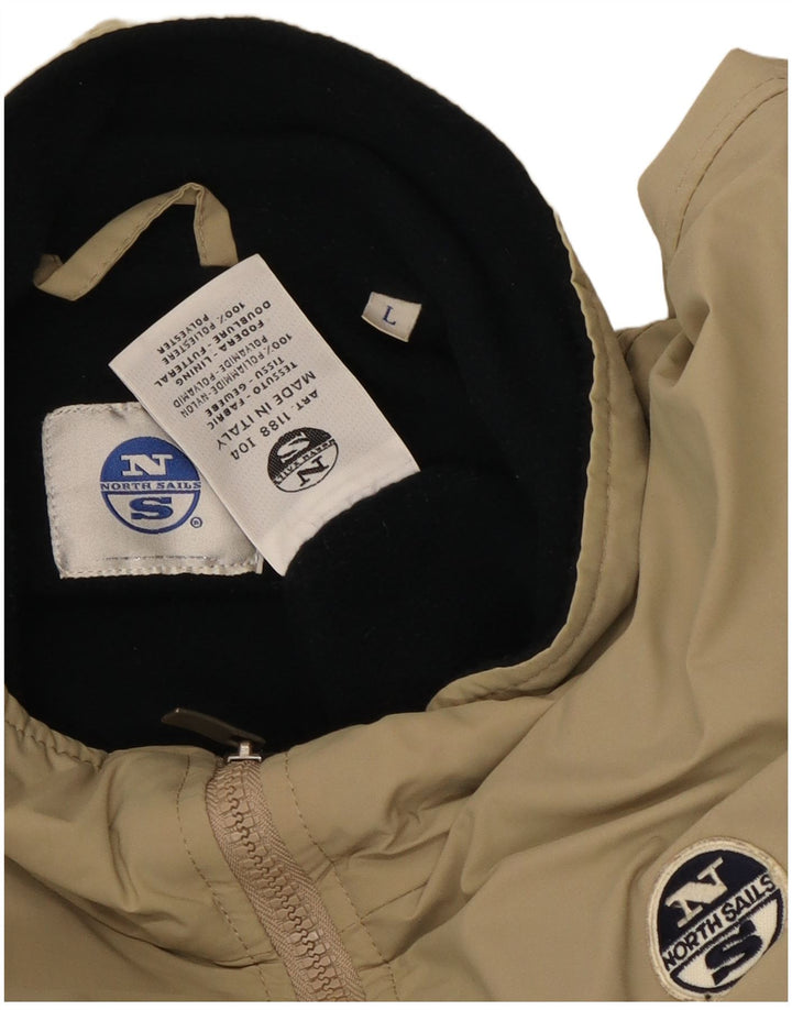 North Sails Herre Bomber Jacket UK 40 Stor Beige Polyamid