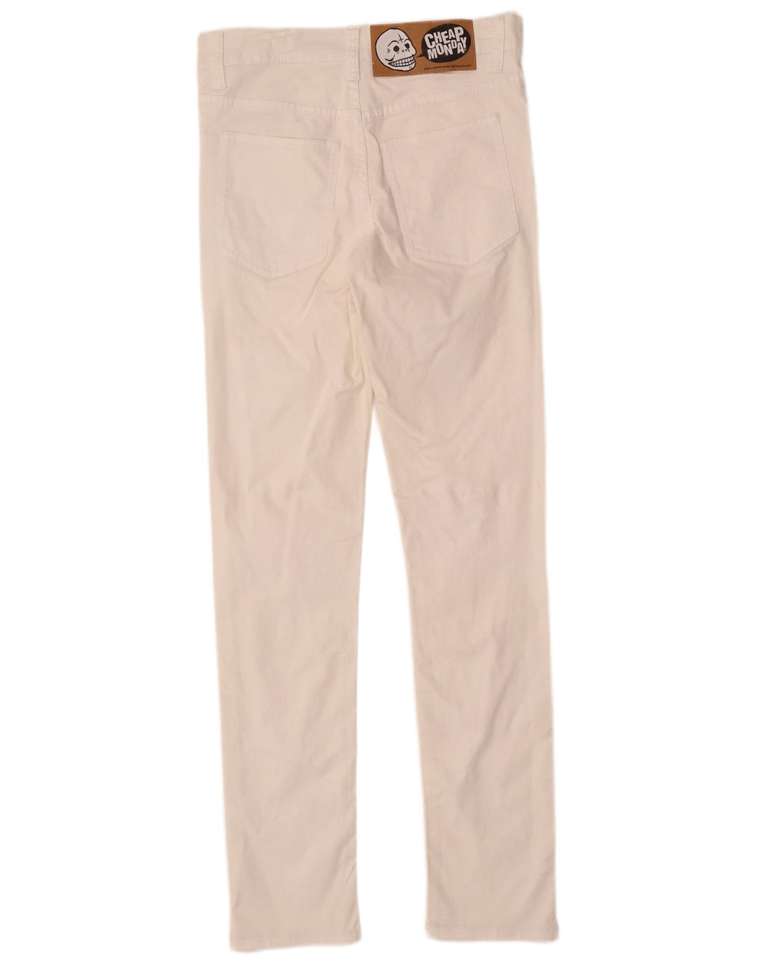 Billige Mandag Dame Skinny Jeans W29 L31 Off White