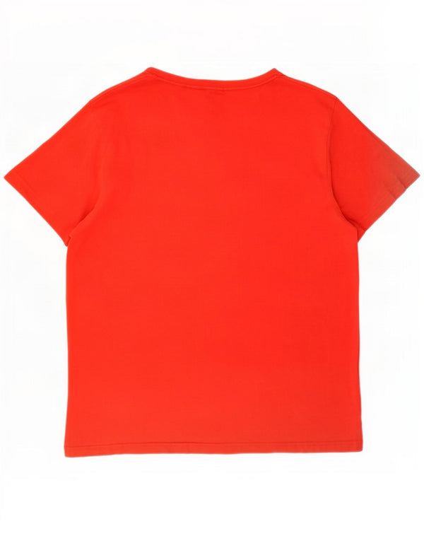 Puma Herre Grafisk T-Shirt Top XL Rød Bomuld