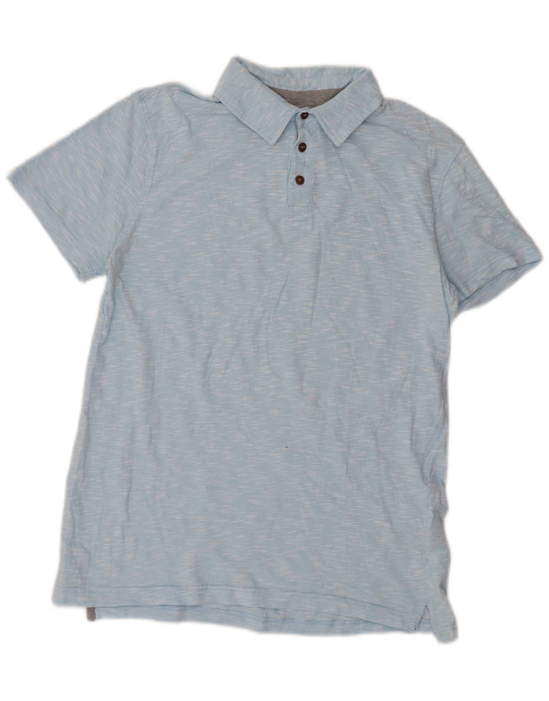 Quiksilver Herre Modern Fit Polo Shirt Medium Blue Flecked Bomuld