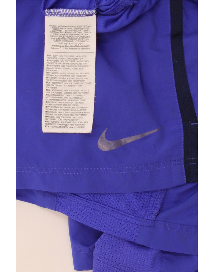 Nike Sportshorts til mænd Medium Marineblå Colourblock Polyester