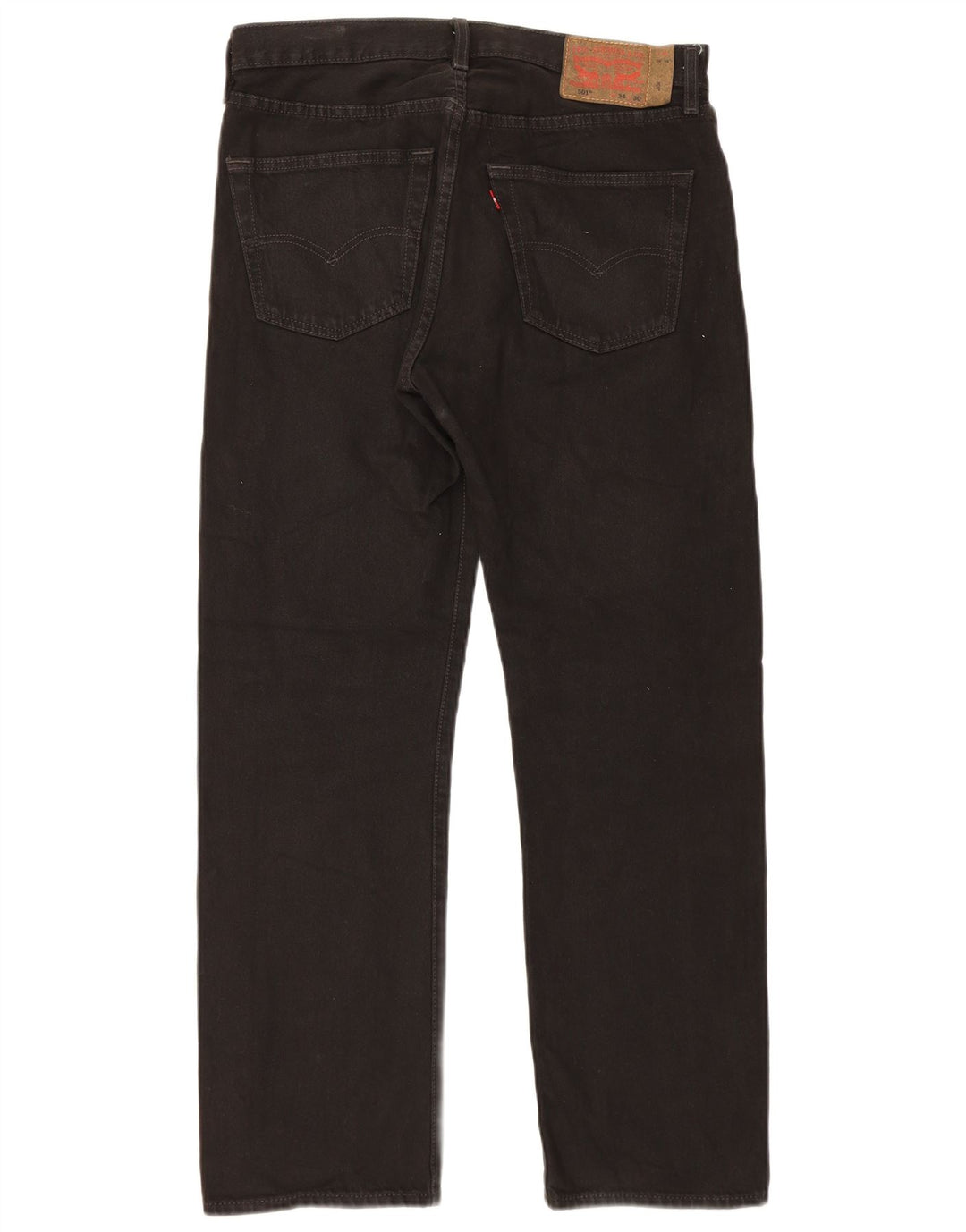 Levi's Herre 501 lige jeans W34 L30 sort bomuld