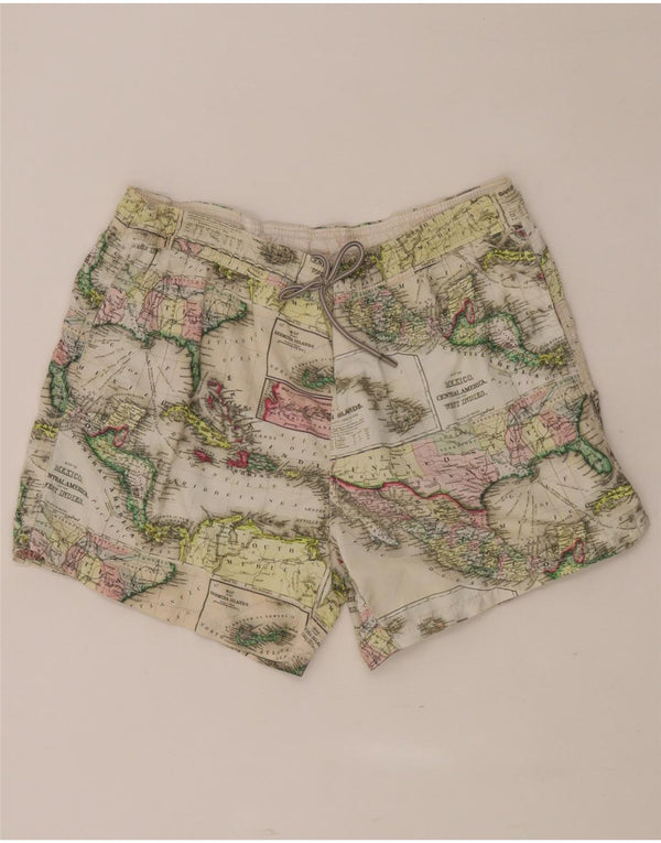 Saint Barth Badeshorts med abstrakt mønster til mænd 2XL flerfarvet