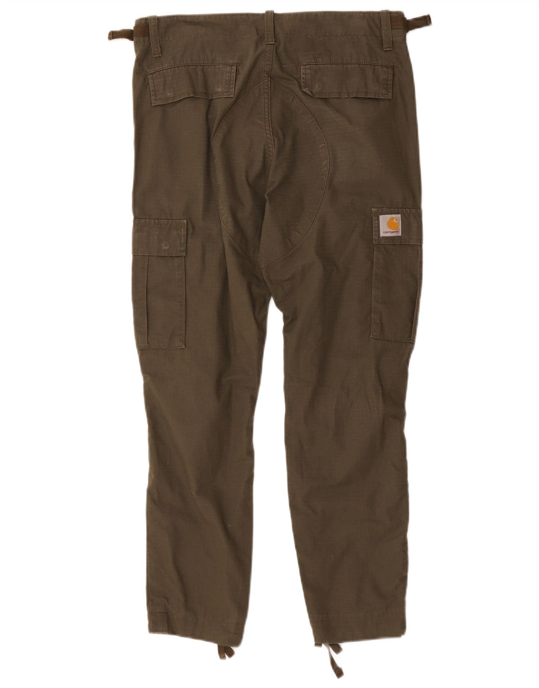 Carhartt Dame Slim Cargo Bukser W29 L26 Khaki Bomuld