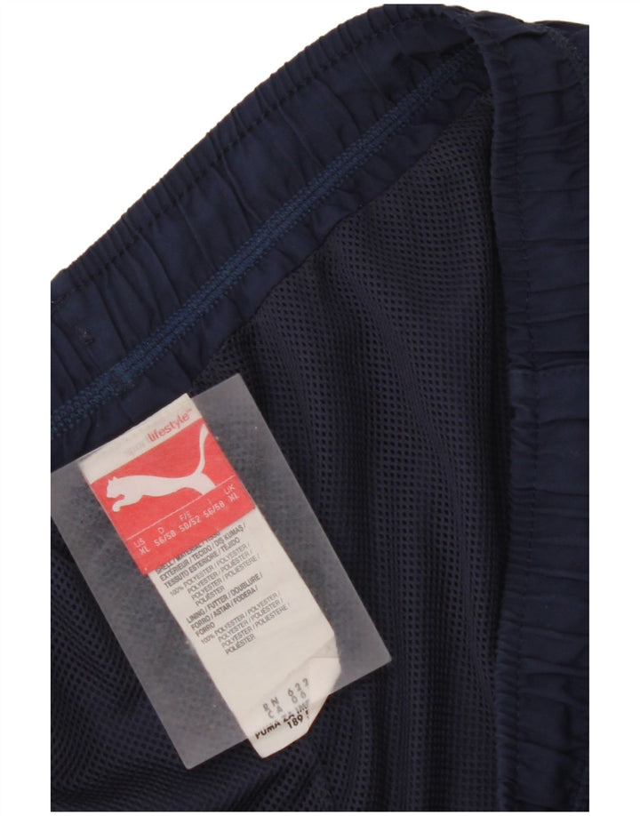 PUMA Herre grafiske sportsshorts XL marineblå polyester