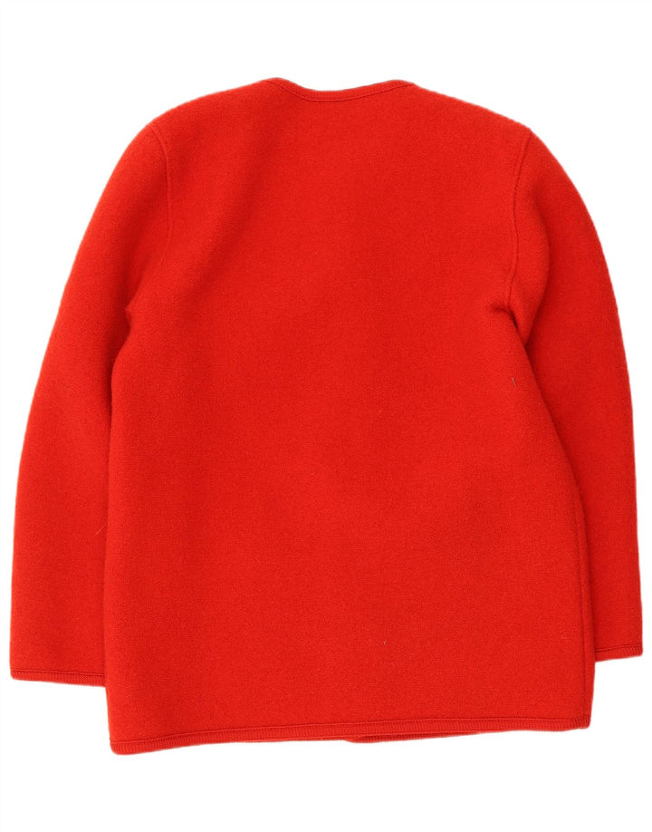 Kaufmann Dame 5-knaps blazerjakke IT 44 Medium Red Virgin Wool