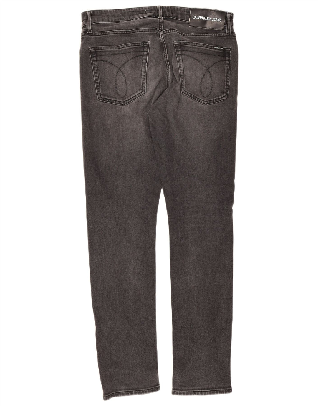 Calvin Klein Herre Slim Jeans W32 L32 Grå Bomuld