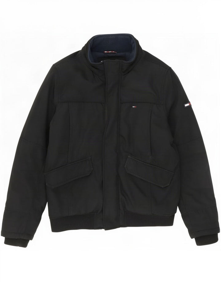 Tommy Hilfiger Herre Bomber Jacket UK 40 Large Black