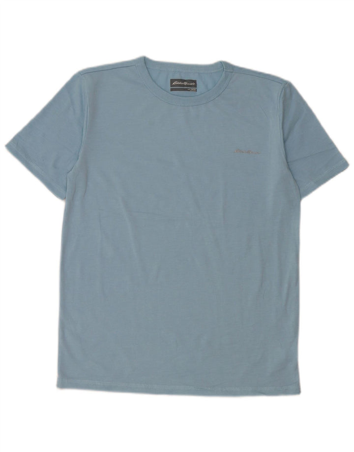 EDDIE BAUER Drenge T-Shirt Top 14-15 År Stor Blå Polyester