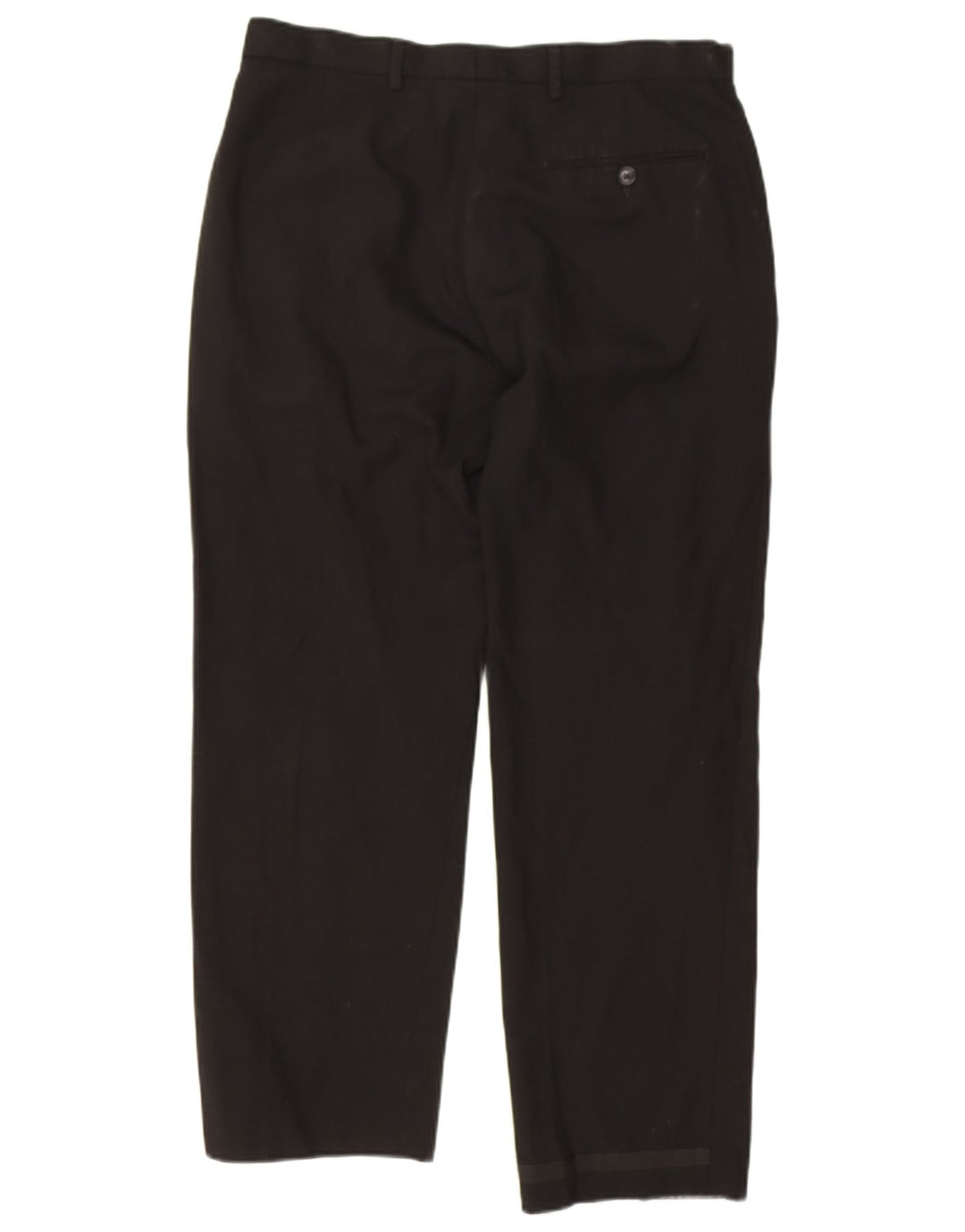 Marks & Spencer Straight Suit Bukser til mænd W34 L29 Sort uld
