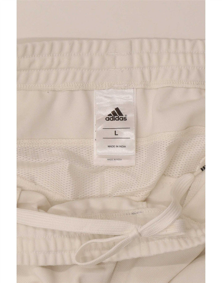 Adidas Træningsdragt bukser til mænd Large White Polyester