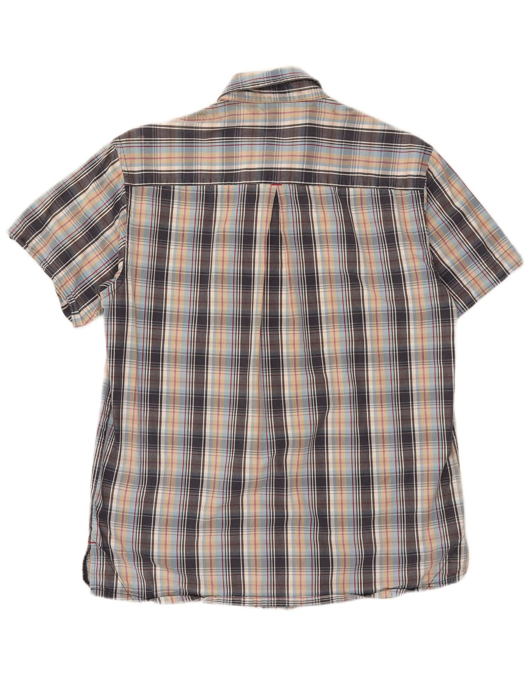 LEVI'S Mens Short Sleeve Shirt Medium Multicoloured Check Cotton