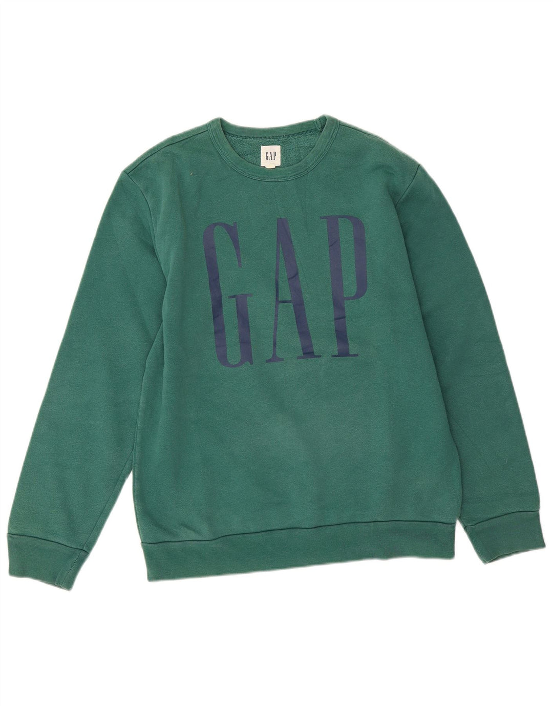 Gap Herre Grafisk Sweatshirt Jumper Lille Grøn Bomuld