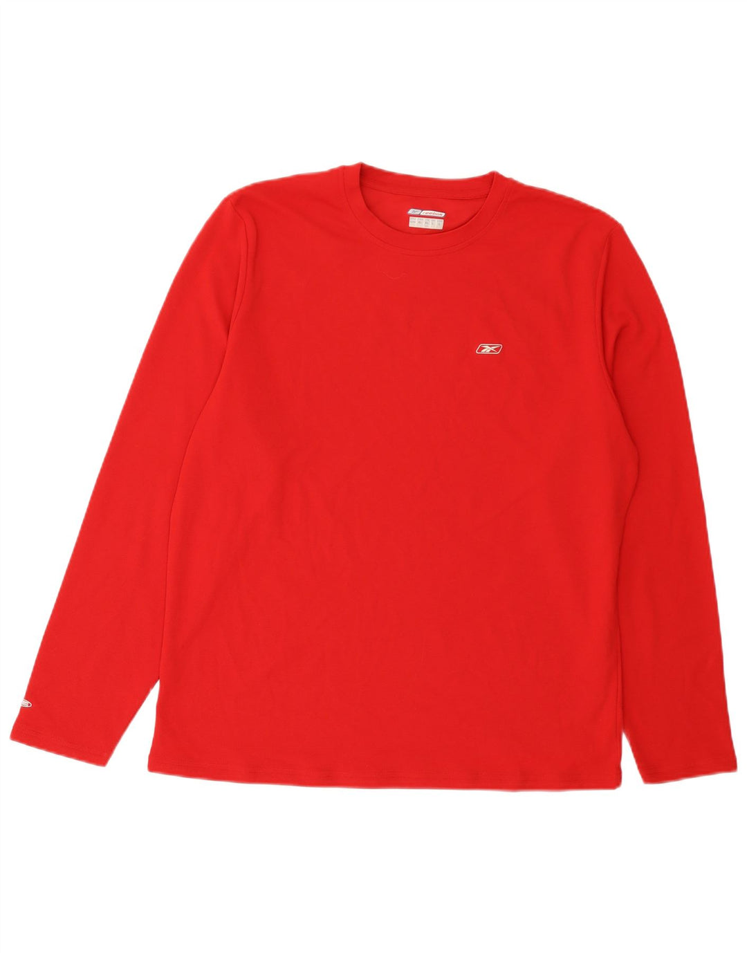 Reebok Herre Top Langærmet Stor Rød Polyester
