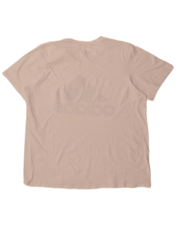 Adidas Grafisk T-shirt top til mænd XL Hvid