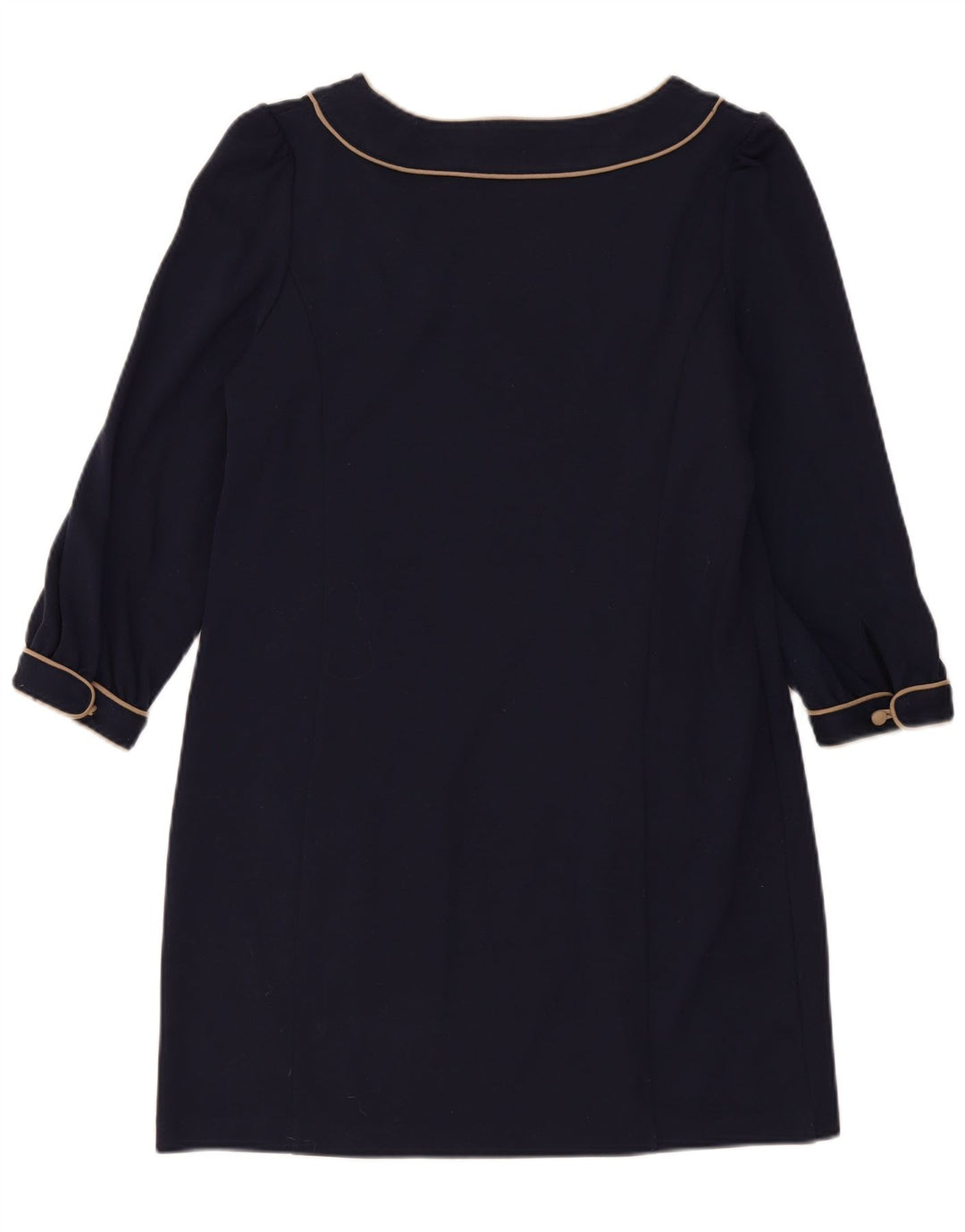 Næste Dame 3/4 ærmer Shift Dress UK 14 Large Navy Blue Polyester