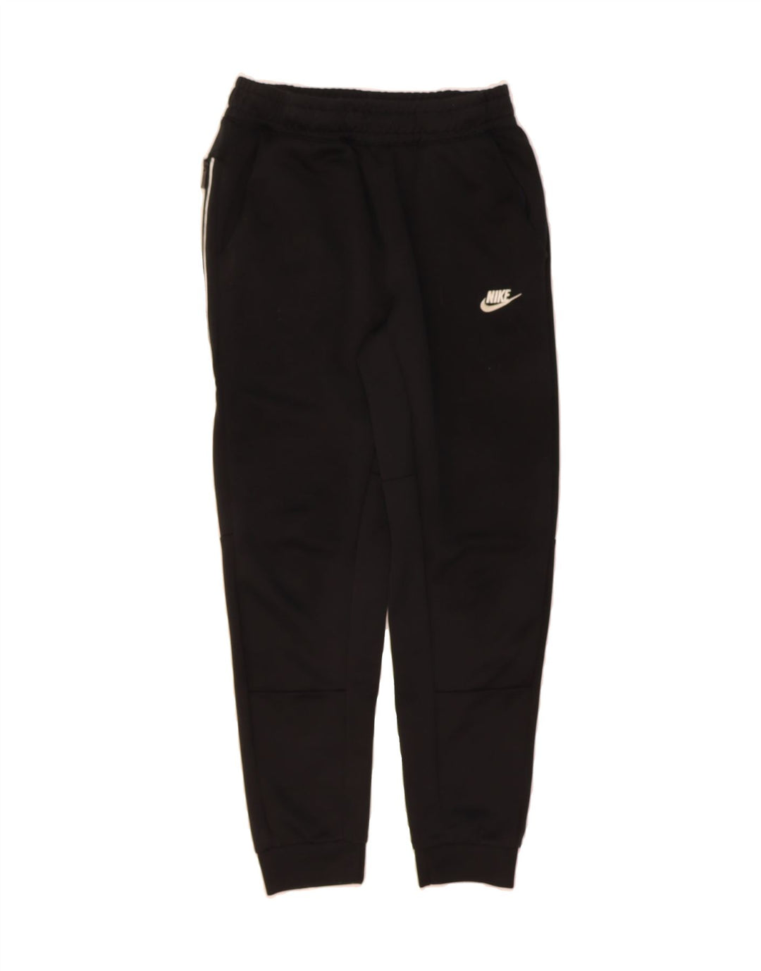NIKE Mens Tracksuit Trousers Joggers Small  Black Polyester Vintage Nike and Second-Hand Nike from Messina Hembry 